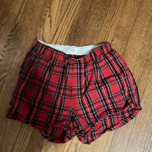 J.Crew woven boxers. Plaid pattern